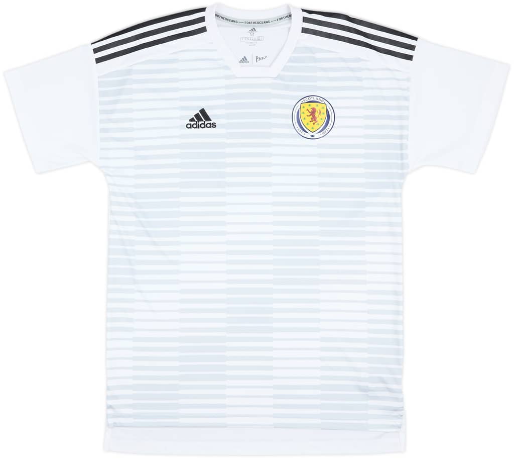 2017-18 Scotland adidas Training Shirt - 9/10 - (M)