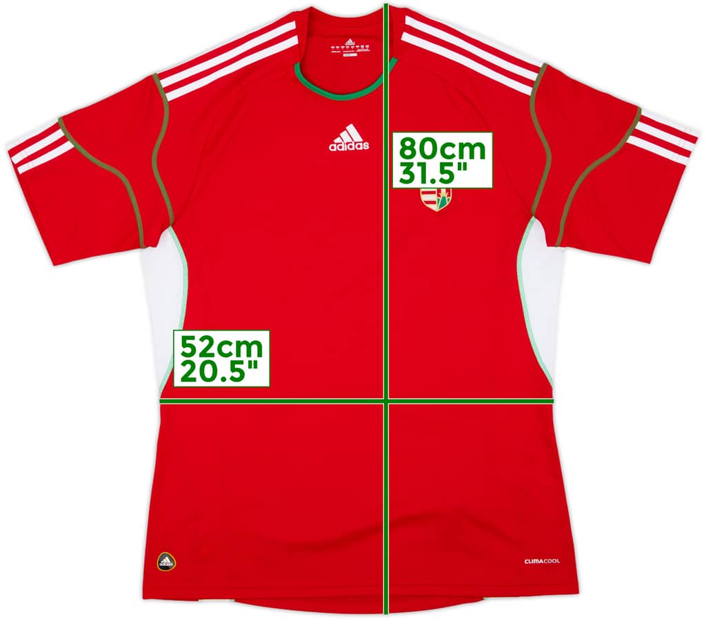 2010-12 Hungary Home Shirt - 8/10 - (L)