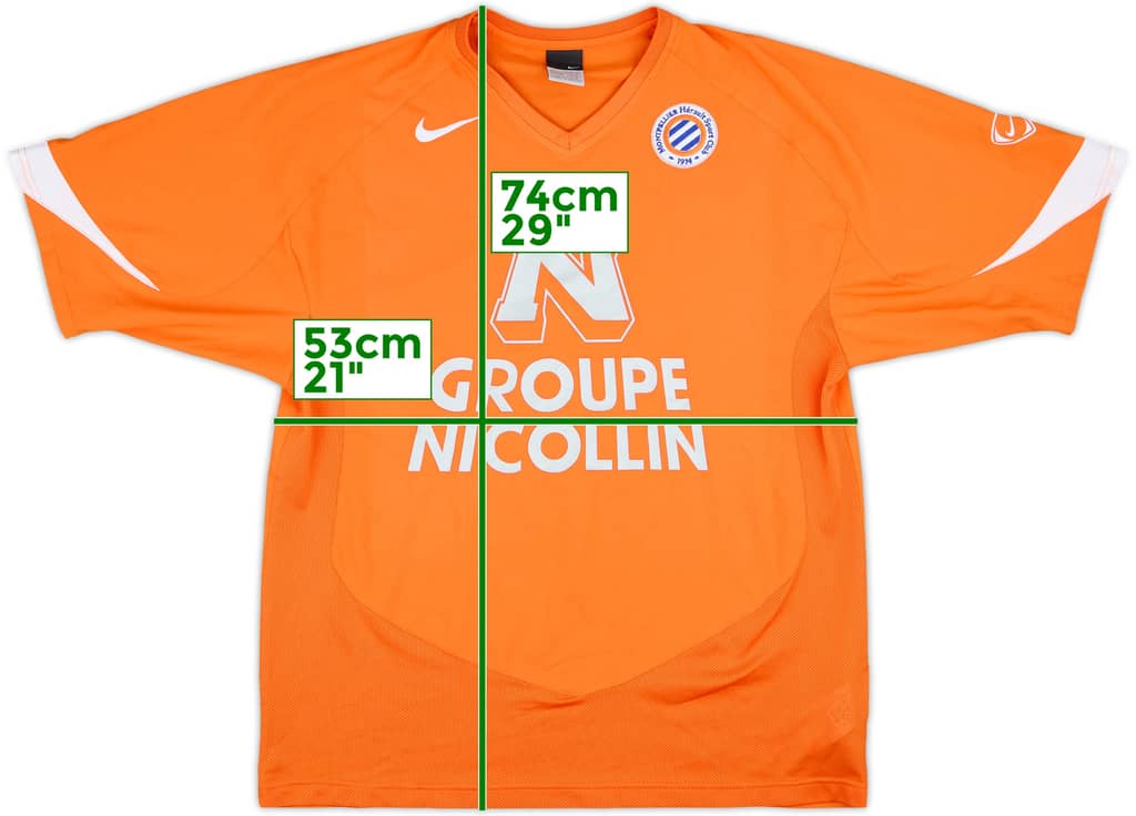 Camiseta de visitante del Montpellier 2004-05 - 8/10 - (L)