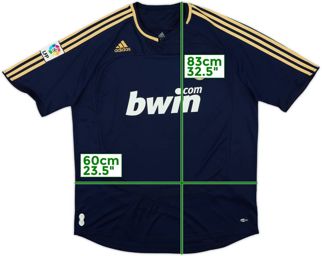2007-08 Real Madrid Away Shirt - 9/10 - (XL)