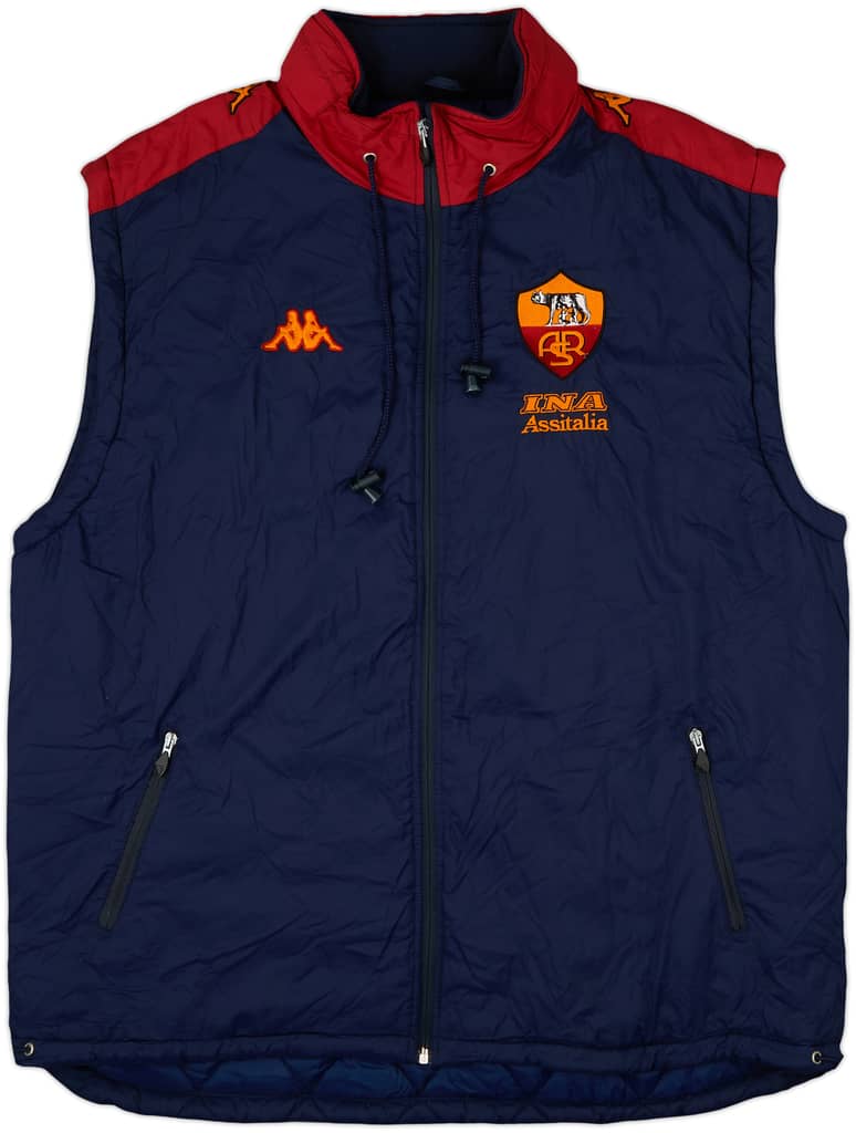 2002-03 Roma Kappa Chaleco acolchado - 8/10 - (XXL)