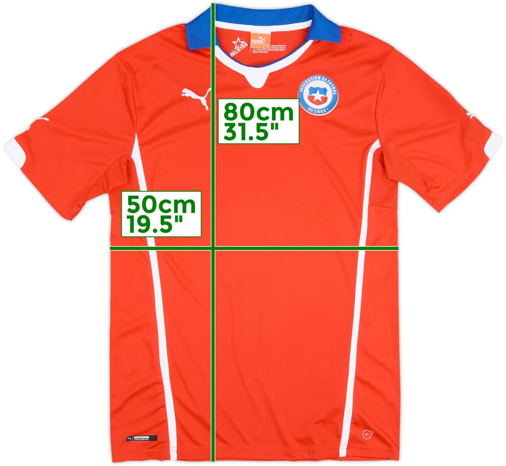 2014-15 Chile Home Shirt - 8/10 - (L)