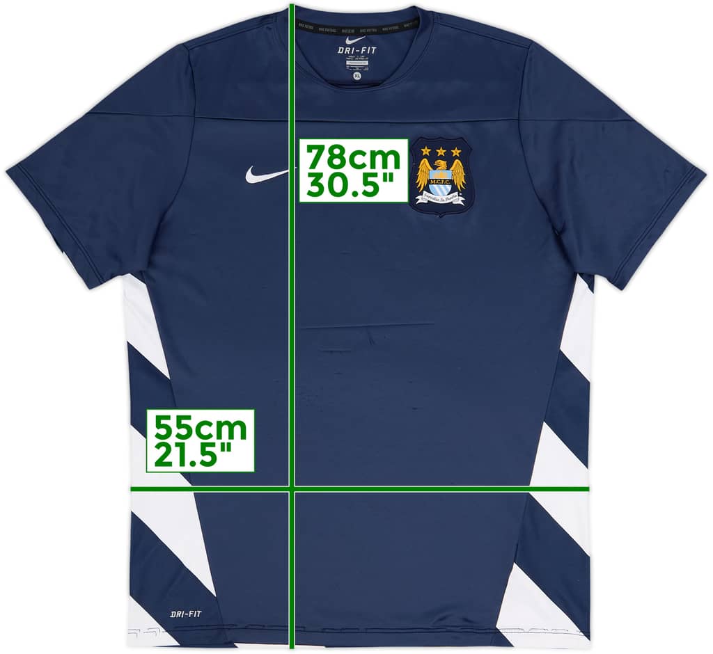 2013-14 Manchester City Nike Training Shirt - 5/10 - (XL)