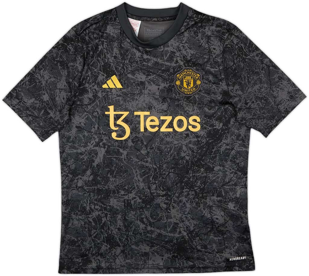 2023-24 Manchester United adidas Training Shirt - 10/10 - (L.Boys)