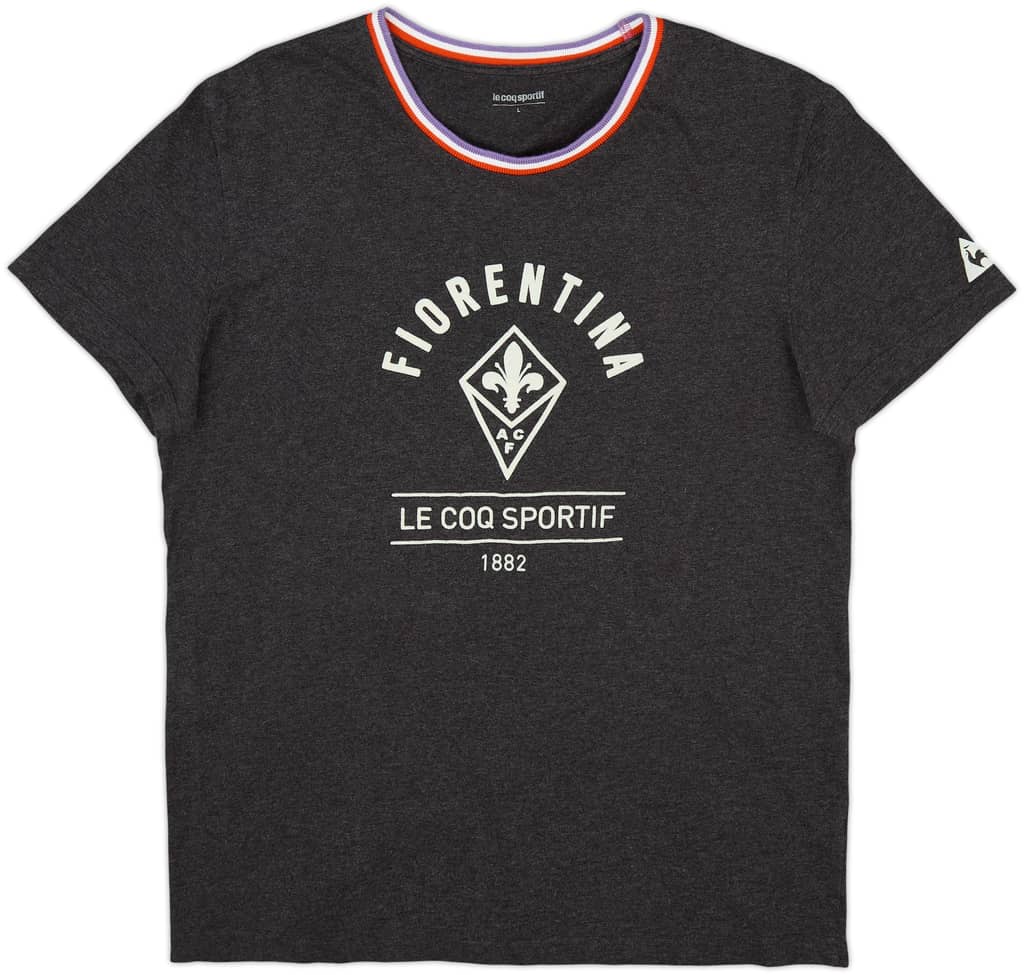 2017-18 Fiorentina Le Coq Sportif Cotton Tee - 9/10 - (L)