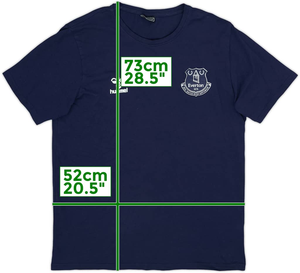 2020-21 Everton Hummel Cotton Tee - 10/10 - (M)