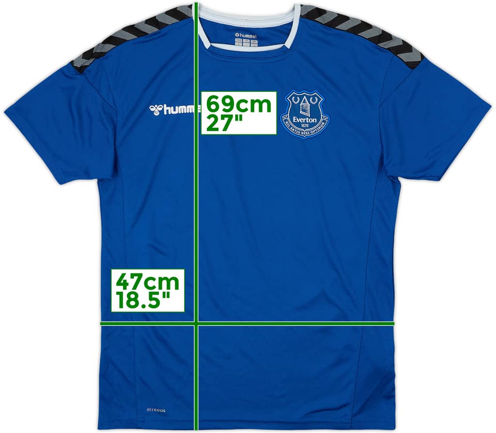2021-22 Everton Hummel Training Shirt - 8/10 - (M)