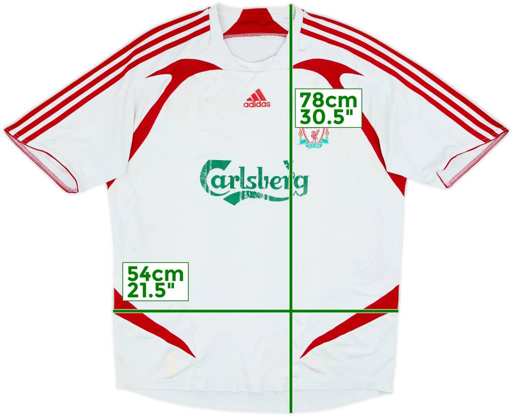 2007-08 Liverpool Away Shirt - 4/10 - (XL)
