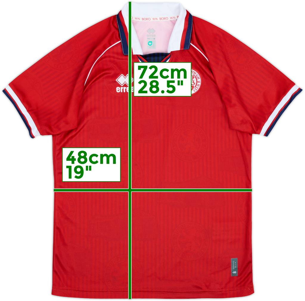 2023 '1995-96' Middlesbrough Errea Reissue Home Shirt - 8/10 - (S)