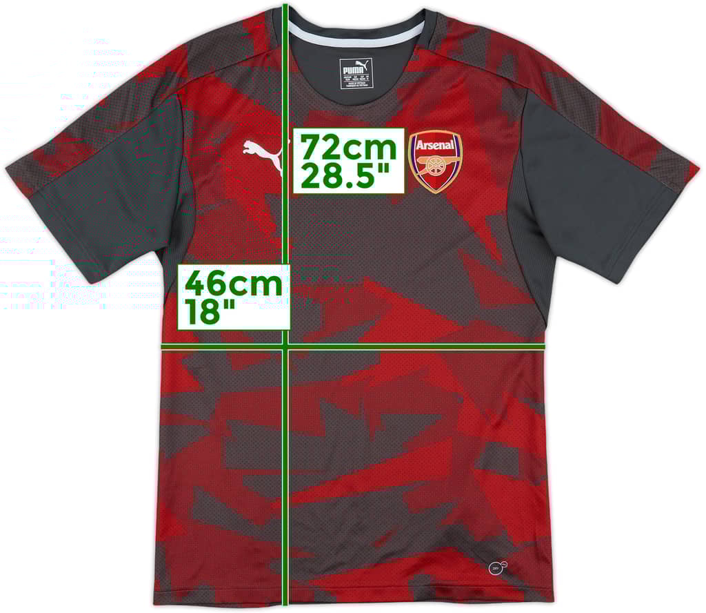2017-18 Arsenal Puma Training Shirt - 10/10 - (M)