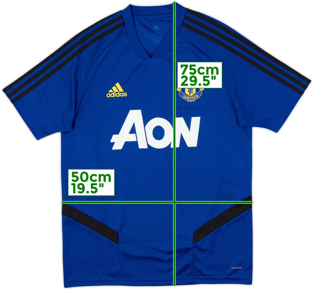 2019-20 Manchester United adidas Training Shirt - 9/10 - (M)