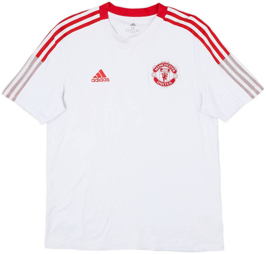 2021-22 Manchester United adidas Cotton Tee - 9/10 - (M)