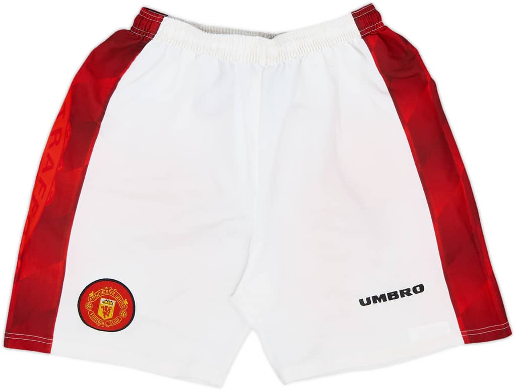 1996-98 Manchester United Home Shorts - 8/10 - (S)