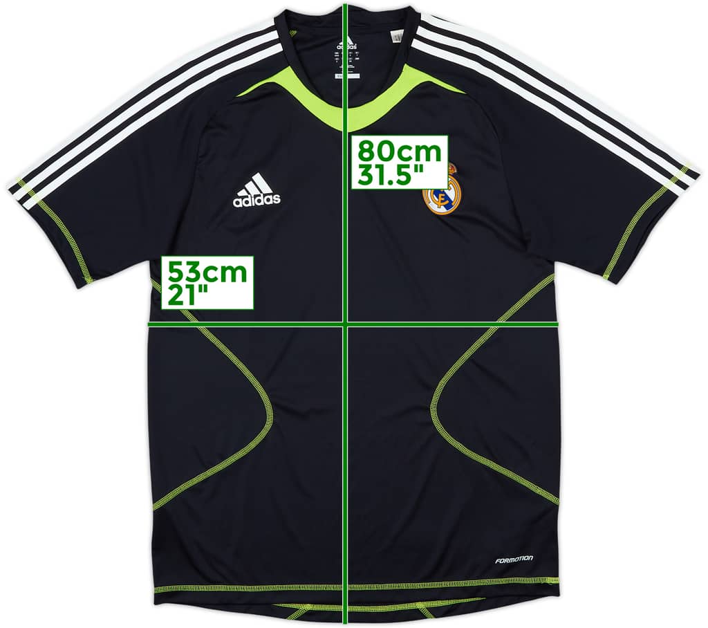 2010-11 Real Madrid adidas Formotion Training Shirt - 10/10 - (L)