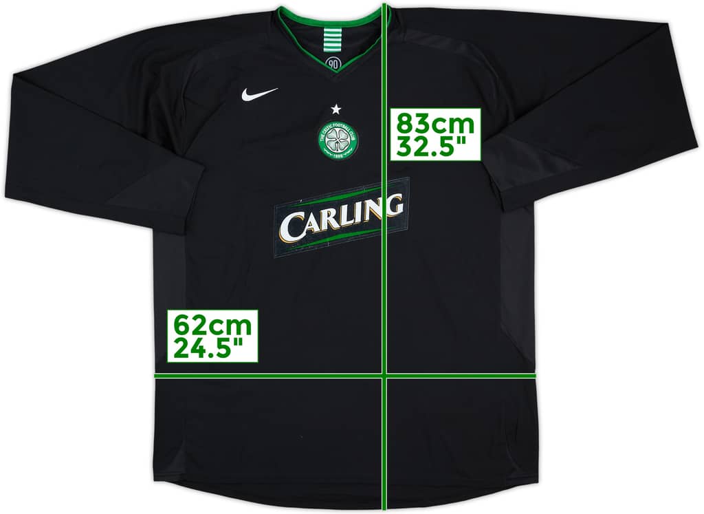 2005-07 Celtic Third L/S Shirt - 6/10 - (XXL)