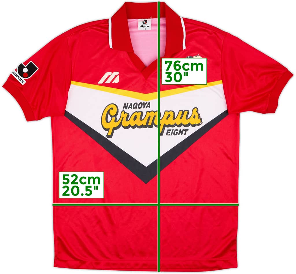 1993 Nagoya Grampus Eight Home Shirt - 7/10 - (L)