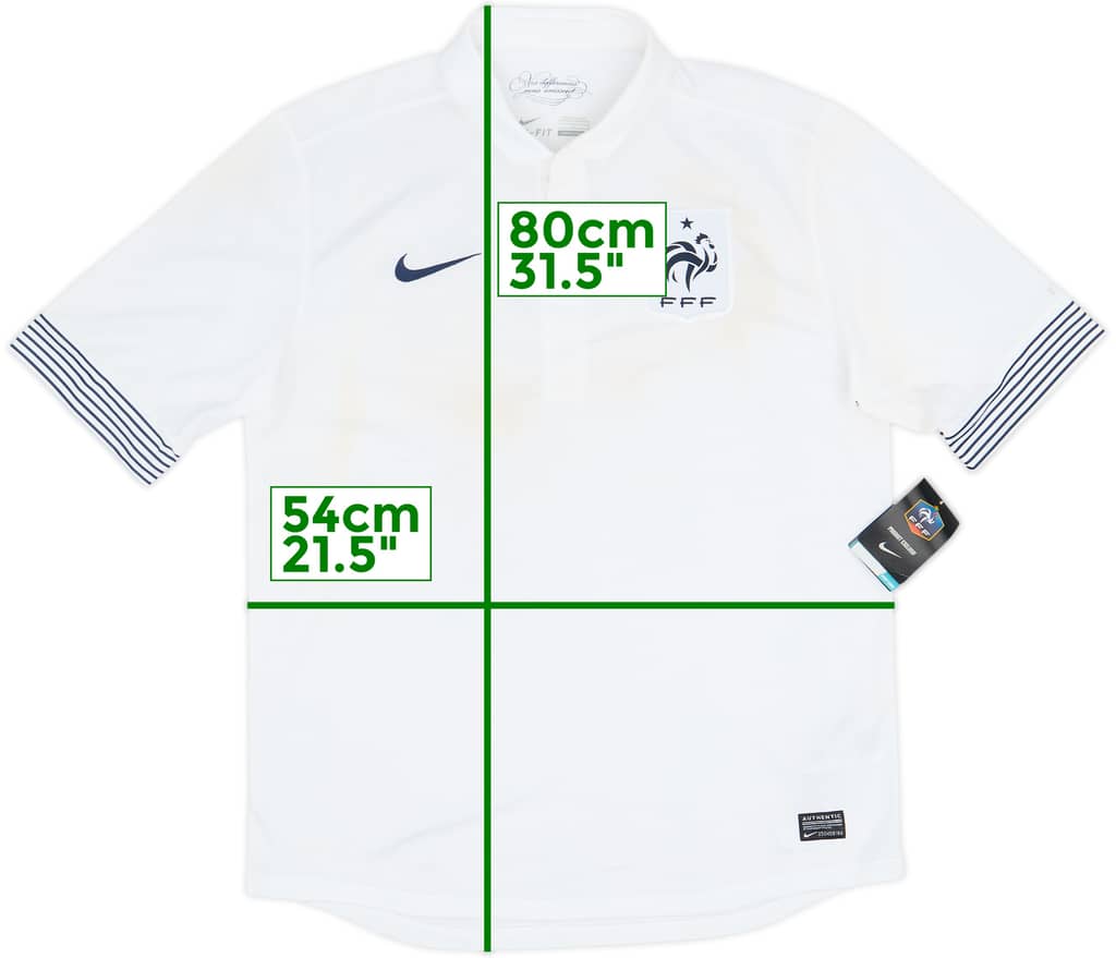 Camiseta de visitante de France 2012-13 (L)