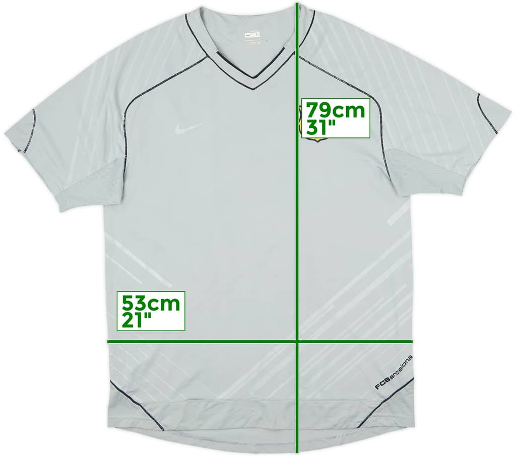 2007-08 Barcelona Nike Training Shirt - 5/10 - (L)