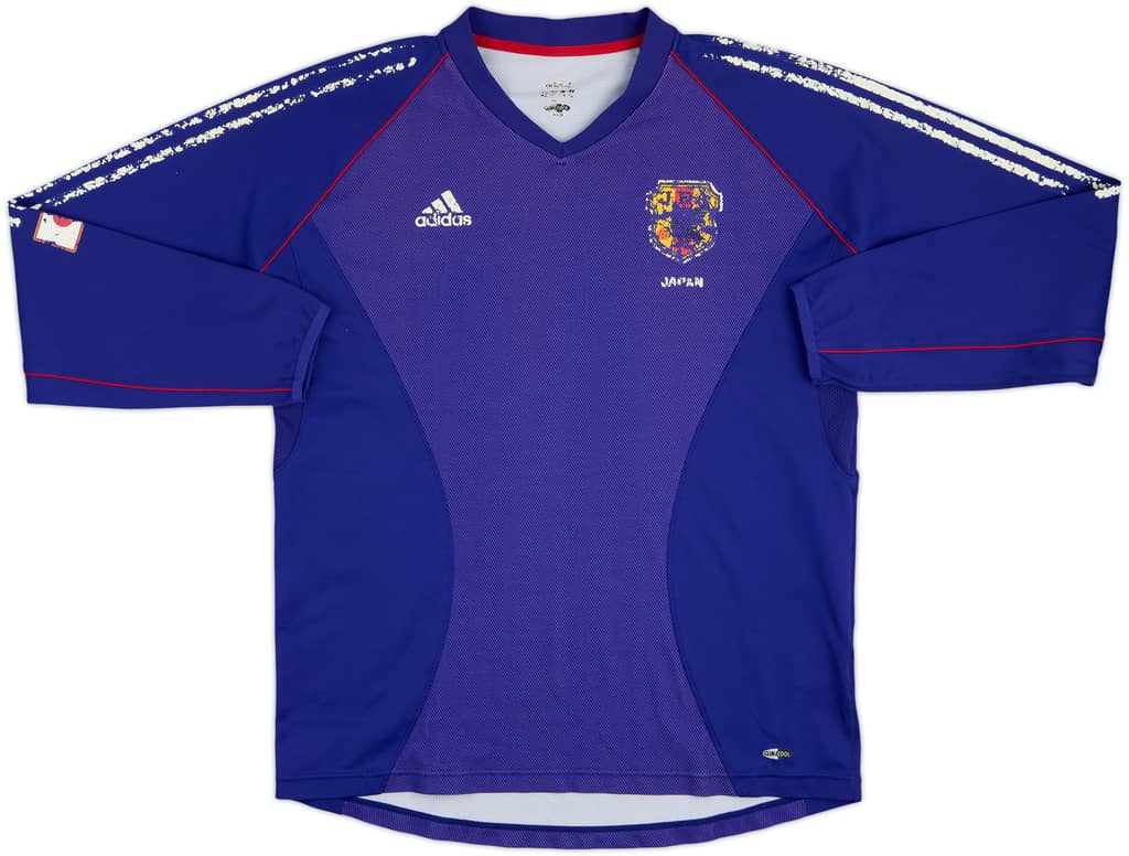 2002-04 Japan Home L/S Shirt - 4/10 - (M)