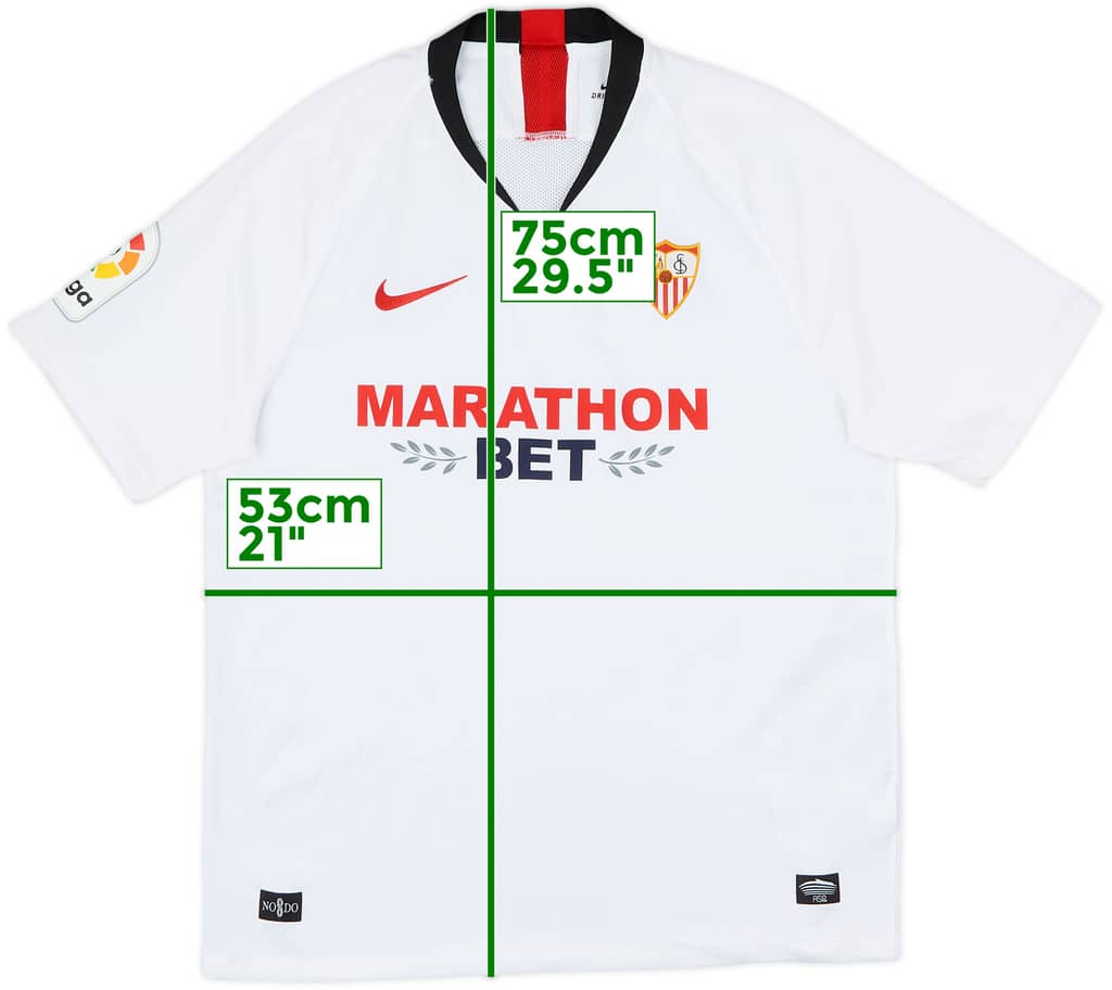 2019-20 Sevilla Home Shirt - 9/10 - (L)