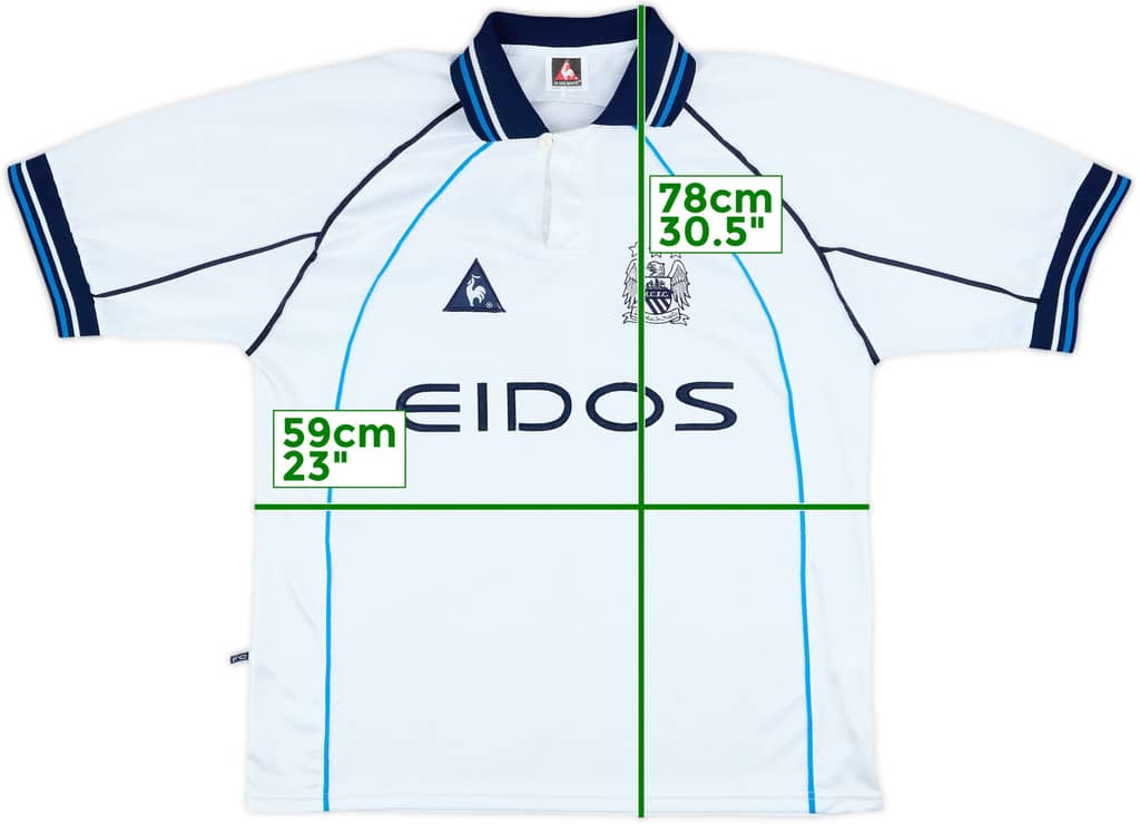 1999-00 Manchester City Away Shirt - 8/10 - (XL)