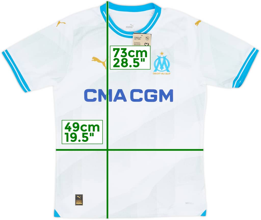 2023-24 Olympique de Marsella Camiseta Local (M)