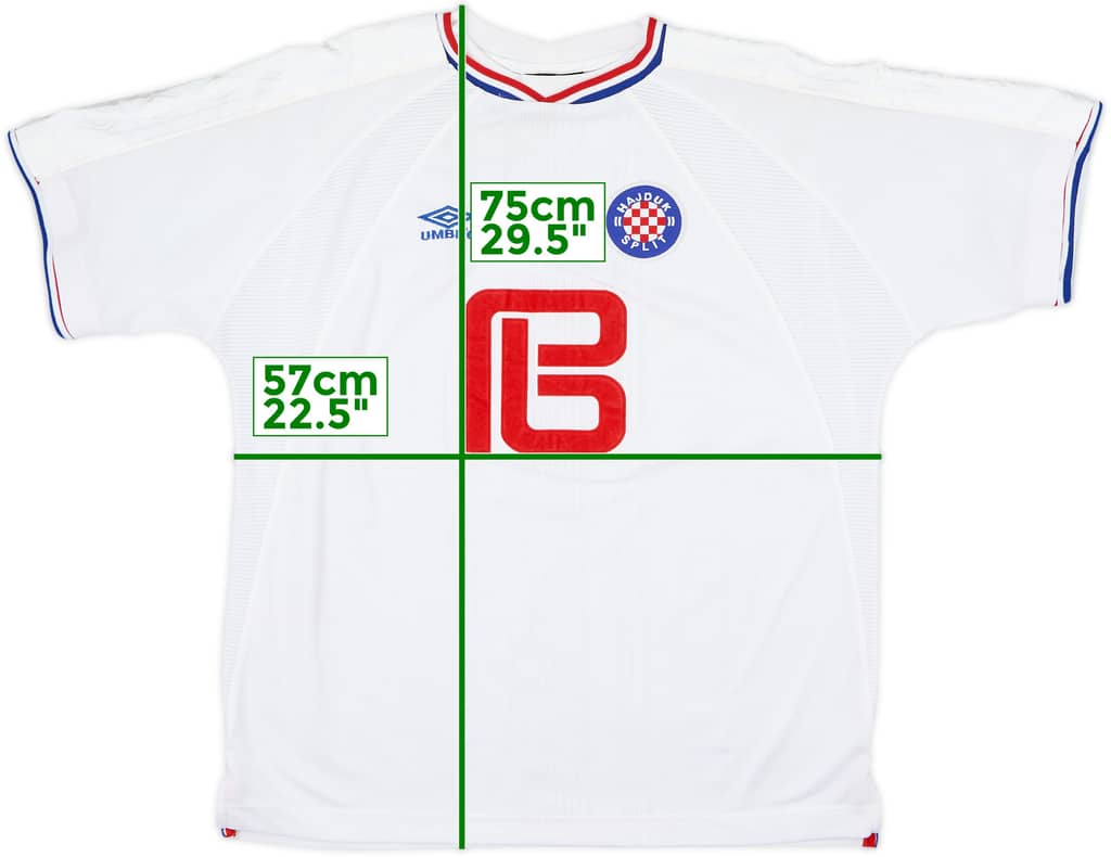 2000-01 Hajduk Split Home Shirt - 8/10 - (L)