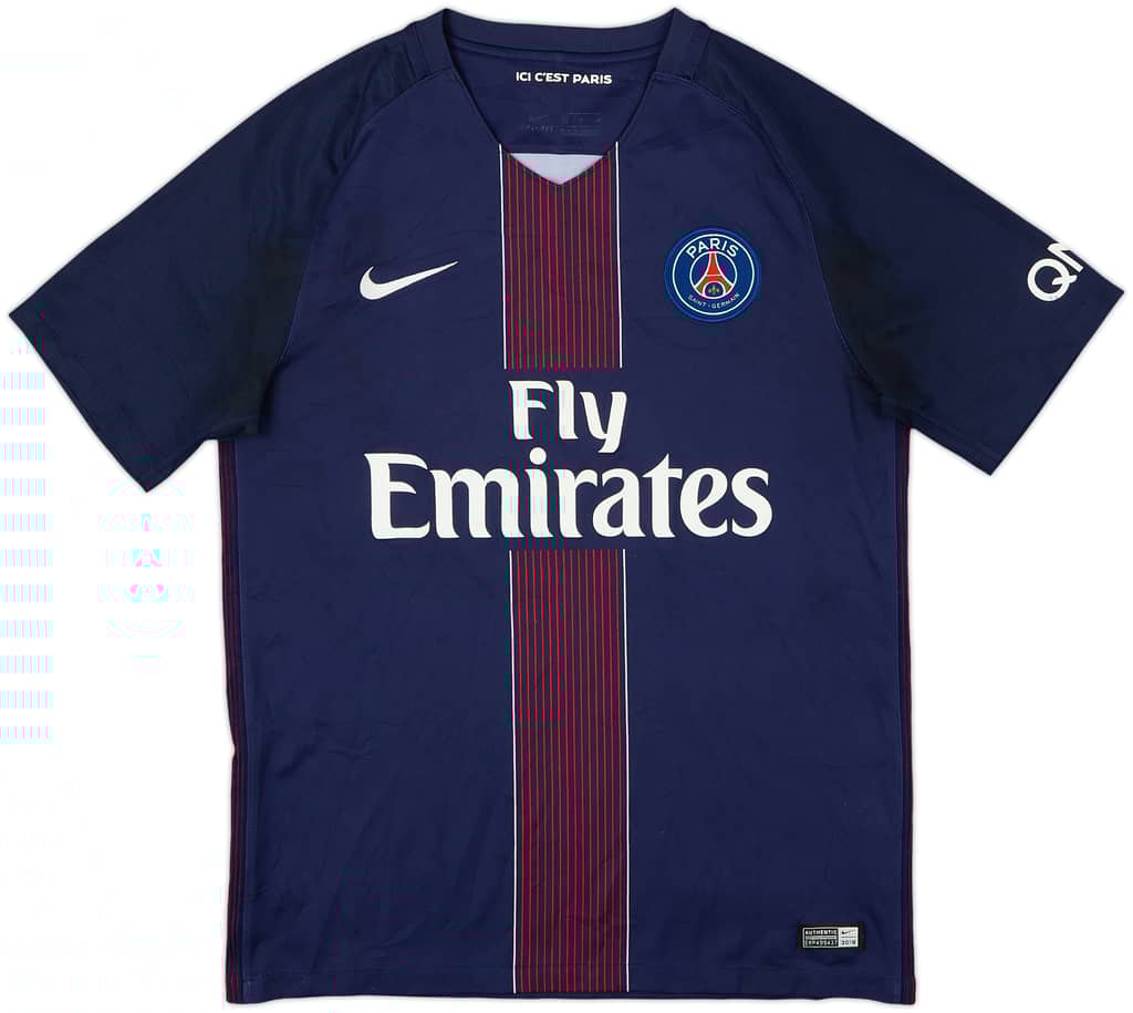 2016-17 Paris Saint-Germain Home Shirt - 6/10 - (M)