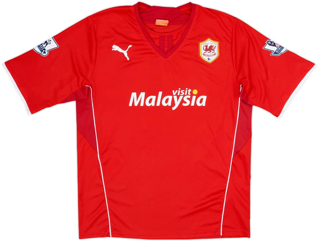 2013-14 Cardiff Home Shirt - 7/10 - (L)