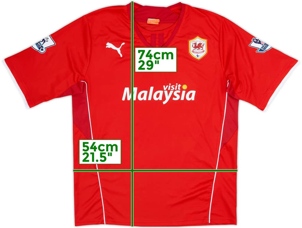 2013-14 Cardiff Home Shirt - 7/10 - (L)