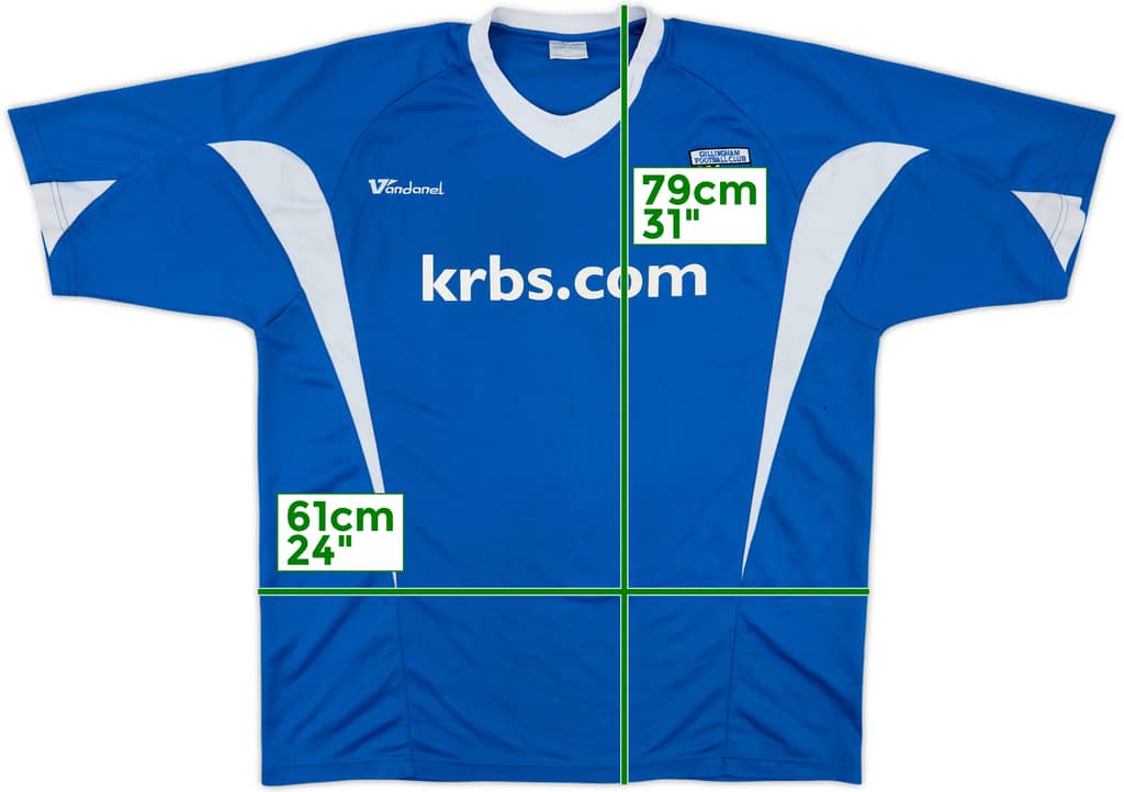 2008-08 Gillingham Home Shirt - 5/10 - (XXL)