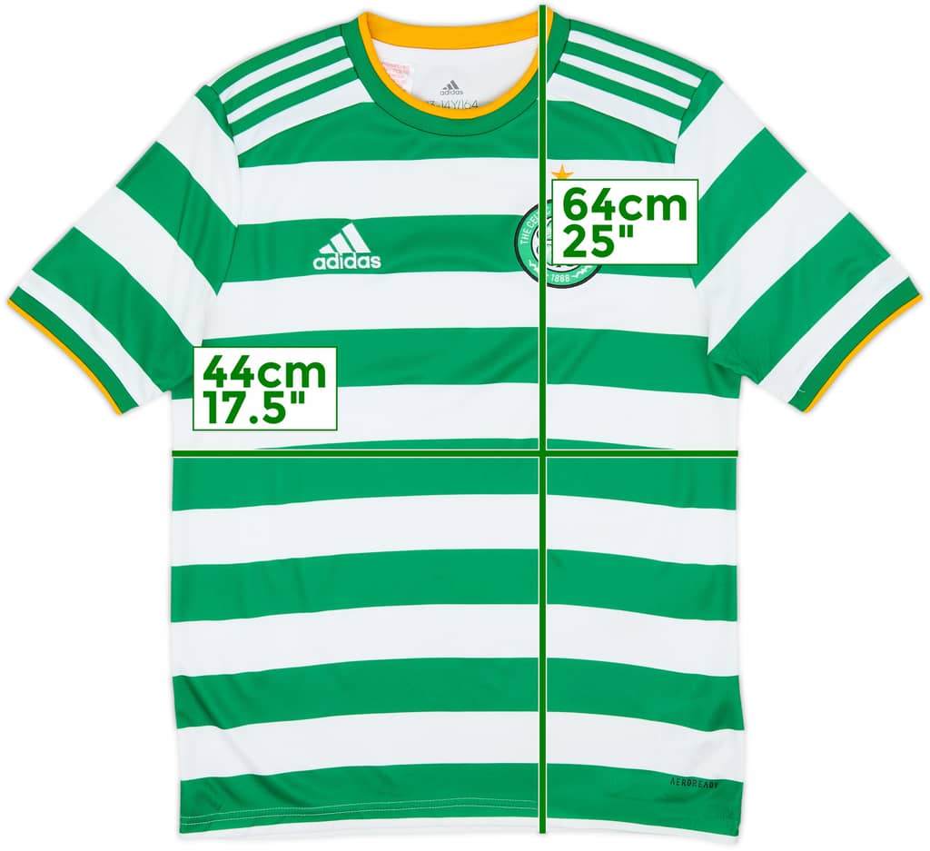 2020-21 Celtic Home Shirt - 7/10 - (L.Boys)