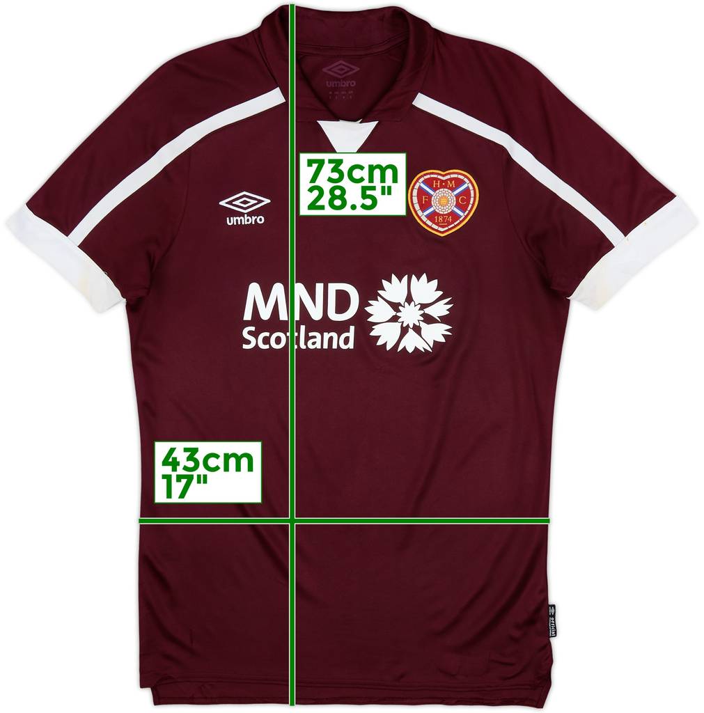 2021-22 Hearts Home Shirt - 6/10 - (S)