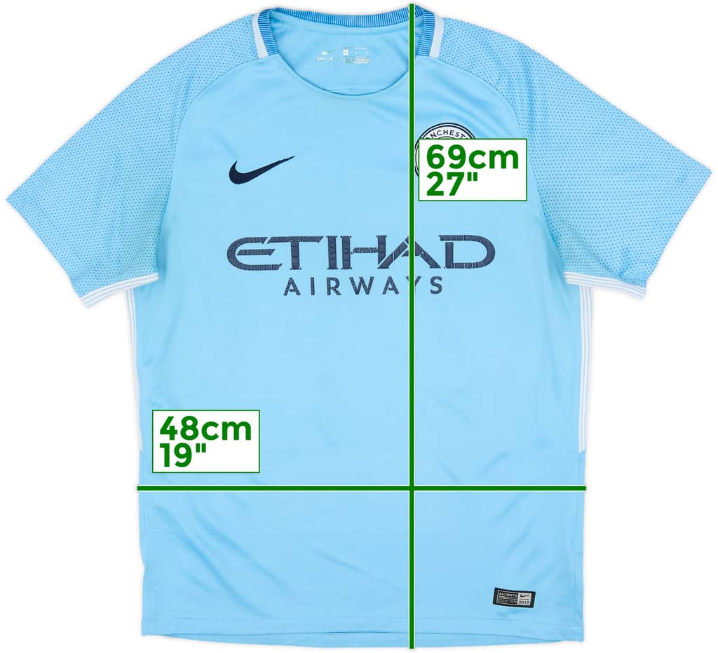 2017-18 Manchester City Home Shirt - 5/10 - (M)