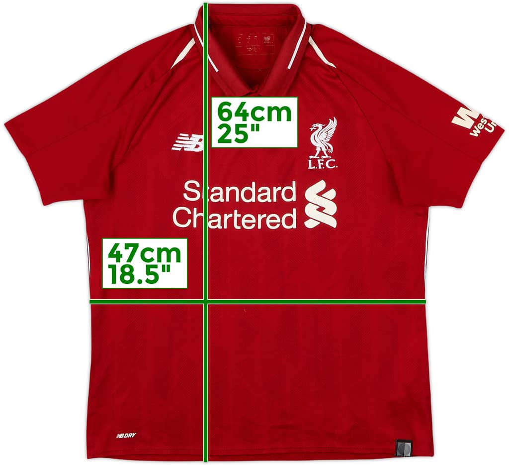2018-19 Liverpool Home Shirt - 5/10 - (M.Boys)