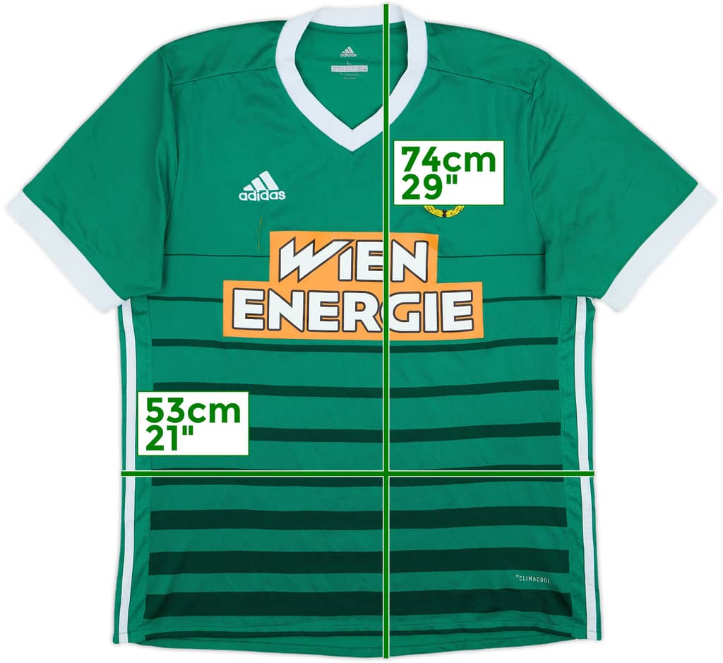 2017-18 Rapid Vienna Home Shirt - 8/10 - (L)