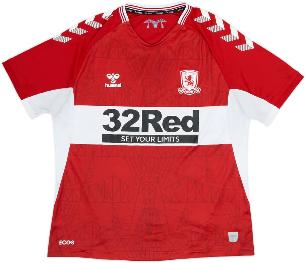 2021-22 Middlesbrough Home Shirt - 6/10 - (XL)