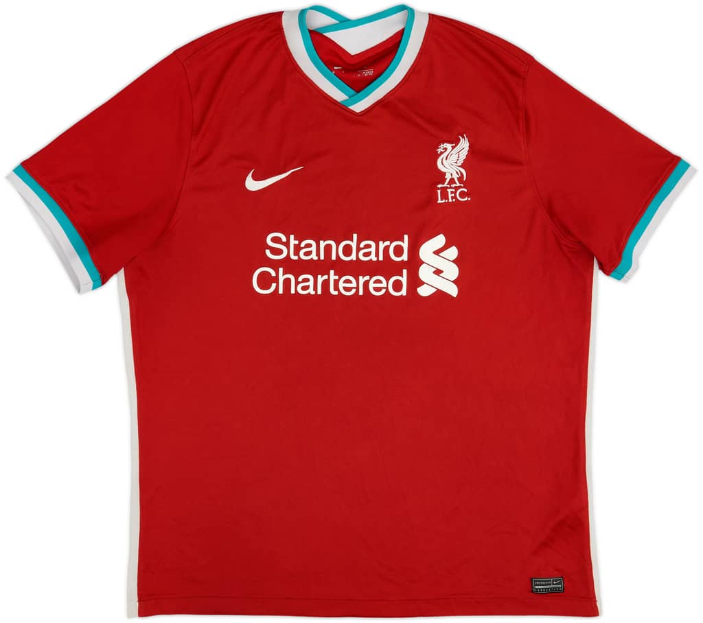 2020-21 Liverpool Home Shirt - 5/10 - (XL)