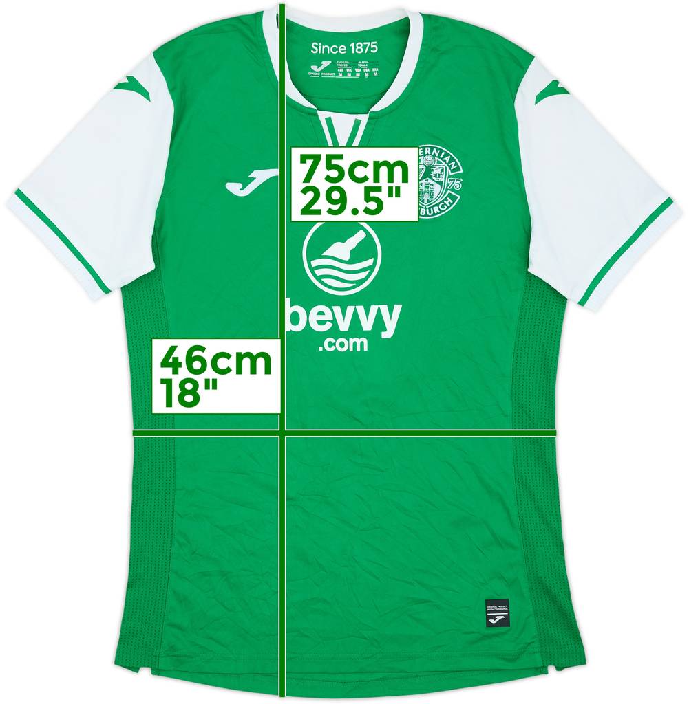 2024-25 Hibernian Home Shirt - 9/10 - (M)