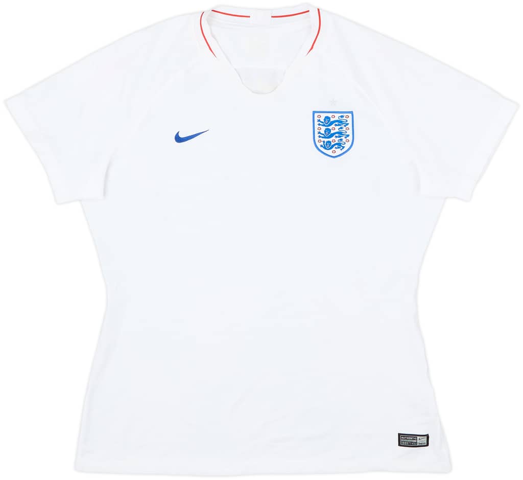 2018-19 England Home Shirt - 8/10 - (Women's XL)
