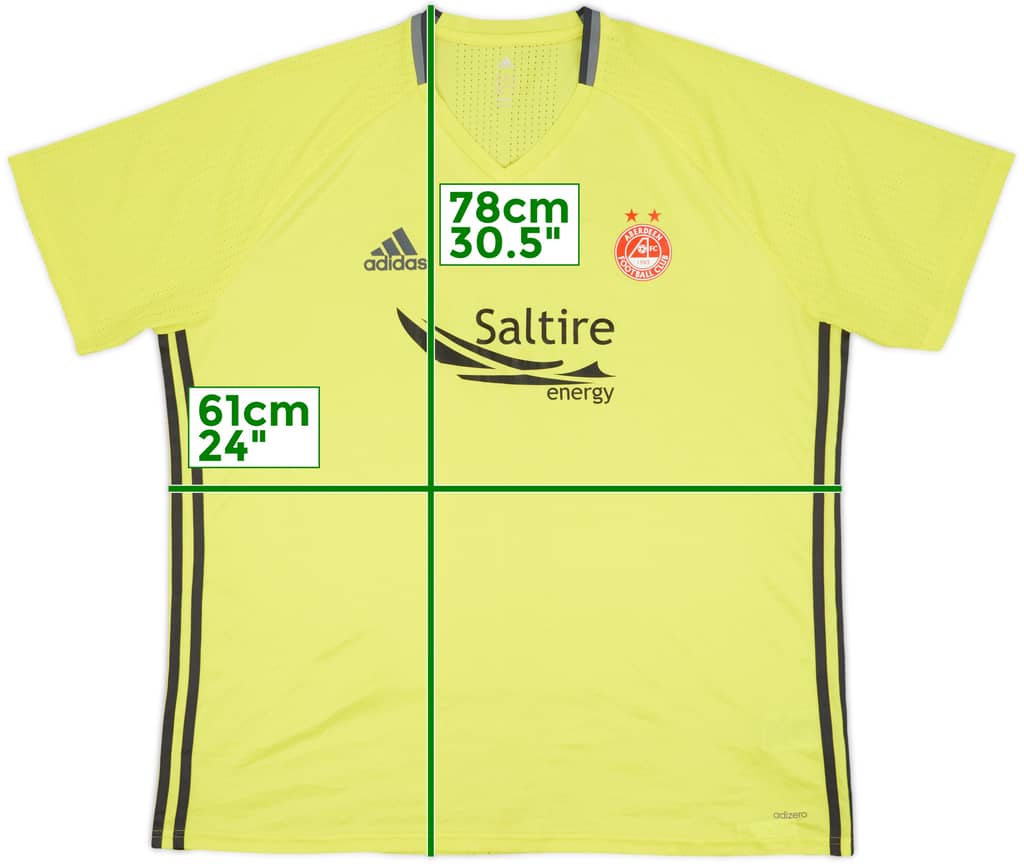 2016-17 Aberdeen adidas Training Shirt - 8/10 - (XXL)