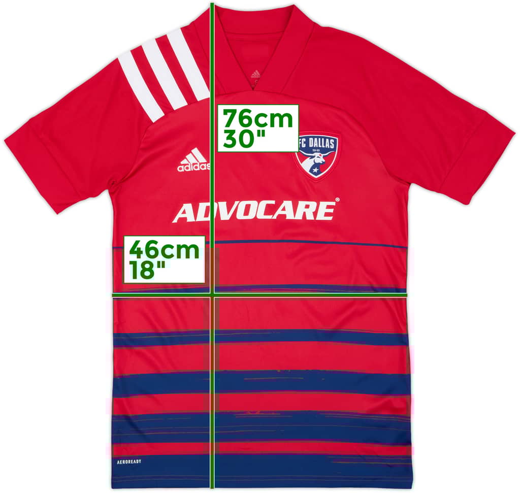 2020 FC Dallas Home Shirt - 8/10 - (S)