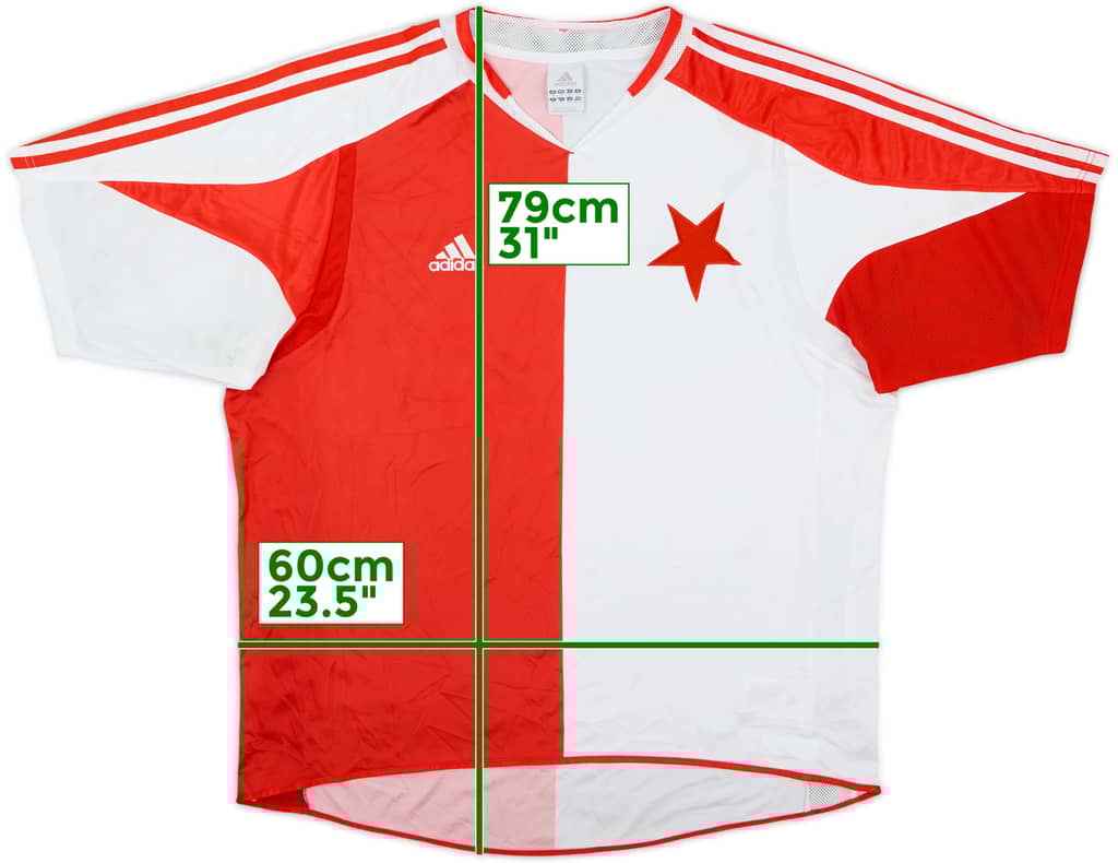 2004-05 Slavia Prague Home Shirt - 8/10 - (XL)