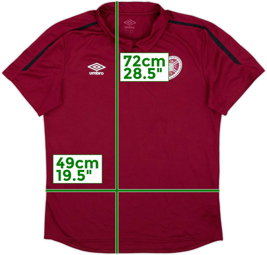 2019-20 Hearts Umbro Polo Shirt - 10/10 - (L)