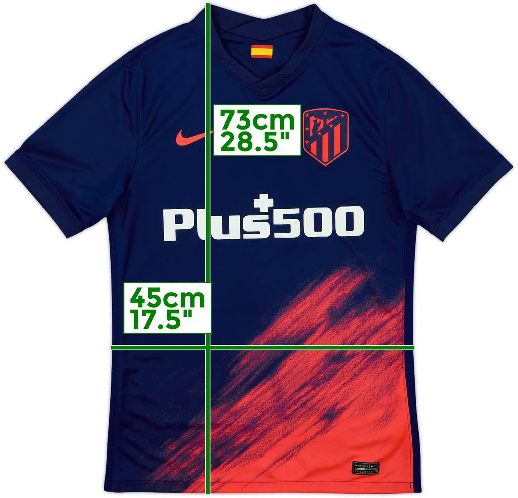2021-22 Atletico Madrid Away Shirt - 9/10 - (S)
