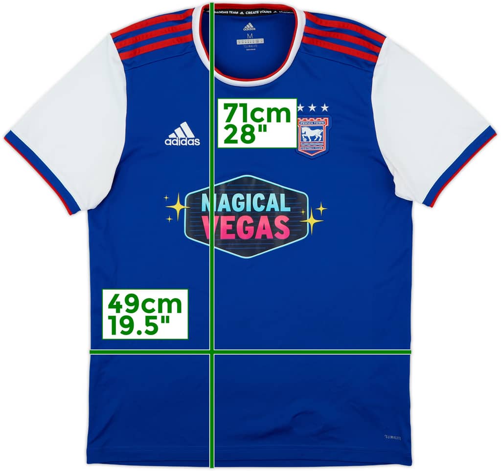 2018-19 Ipswich Home Shirt - 7/10 - (M)
