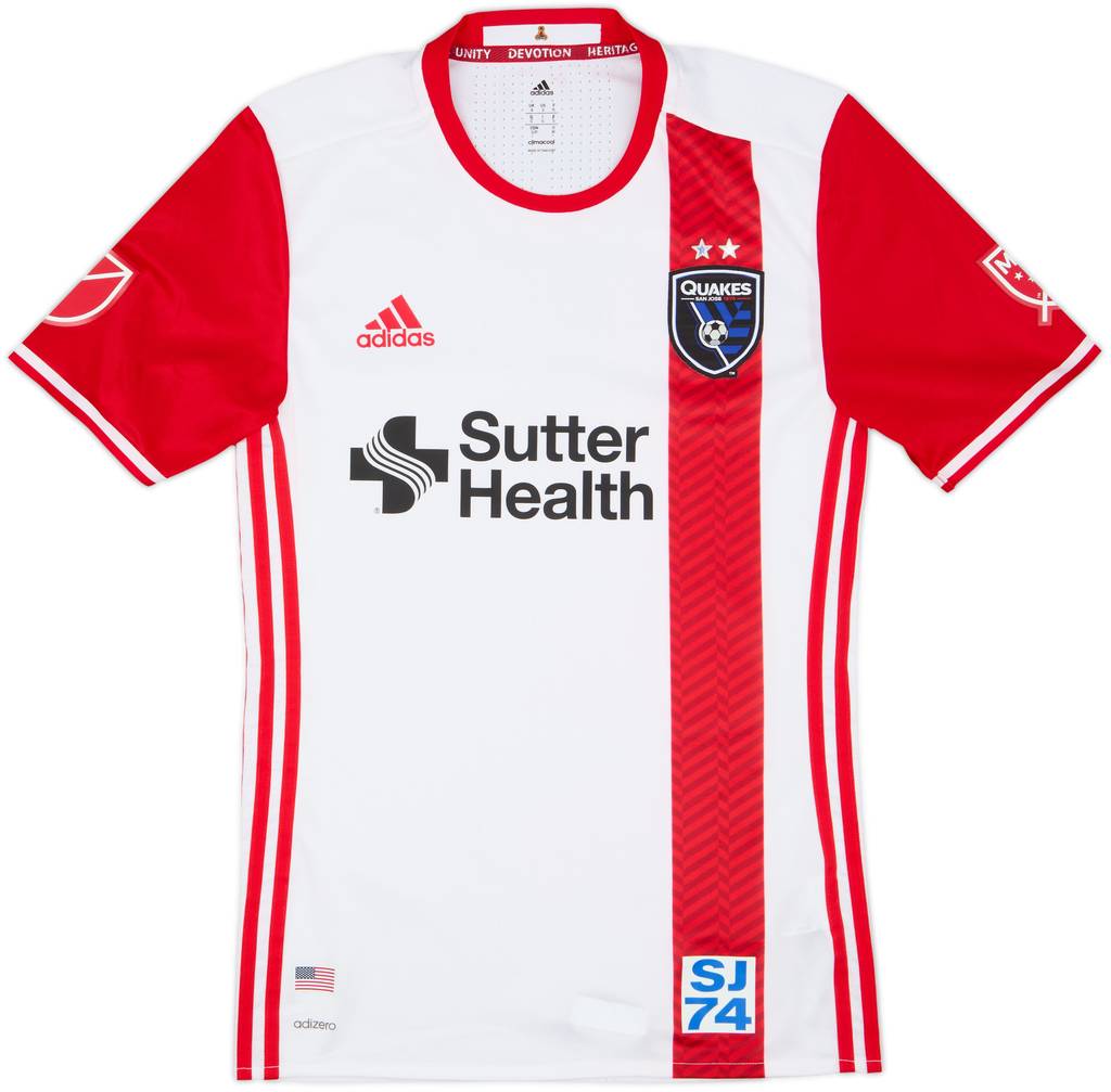 2016-17 San Jose Earthquakes Authentic Away Shirt - 8/10 - (S)