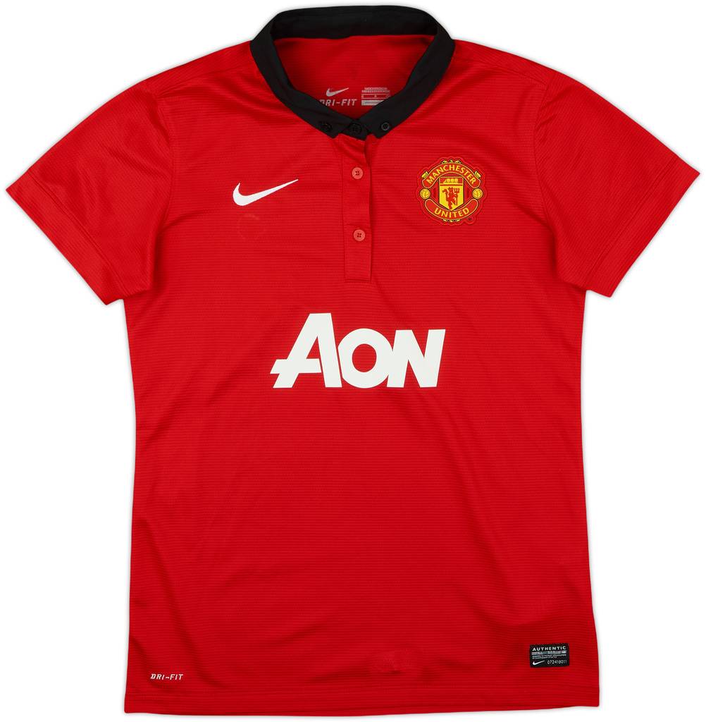 2013-14 Manchester United Home Shirt - 8/10 - (Women's S)