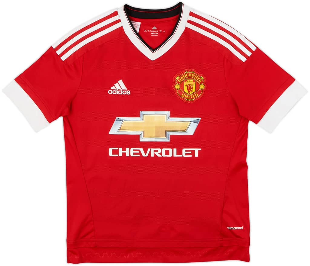 2015-16 Manchester United Home Shirt - 6/10 - (L.Boys)