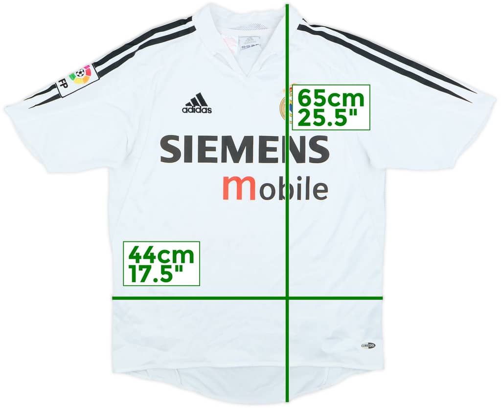 2004-05 Real Madrid Home Shirt - 6/10 - (L.Boys)